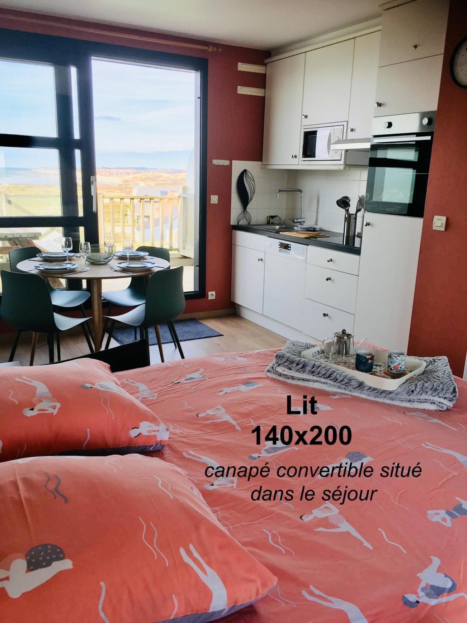 La Mer Vue D'En Haut , Duplex A La Naturelle Sur La Cote D'Opale Wimereux Buitenkant foto